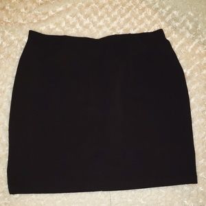 Resource Plus Size Vintage Black Skirt